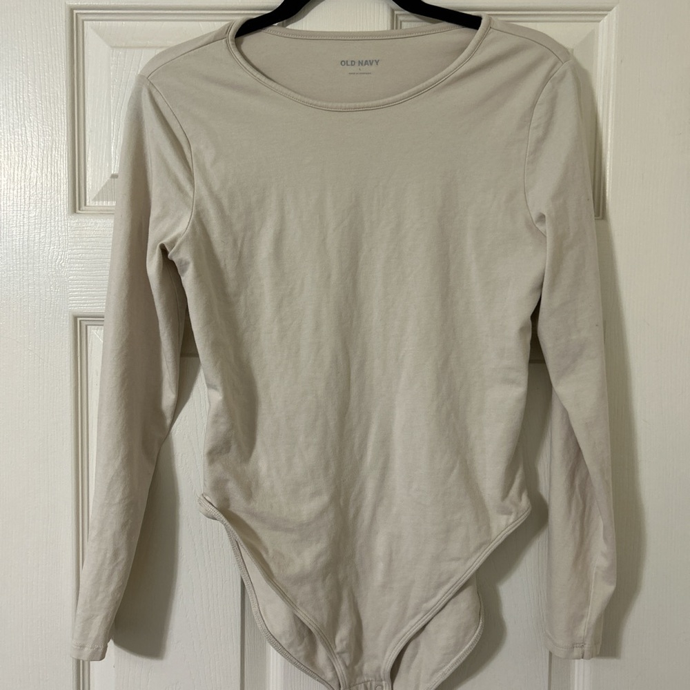 Old Navy Light Tan Long Sleeve Shirt